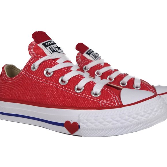 Converse all Star White Red Black